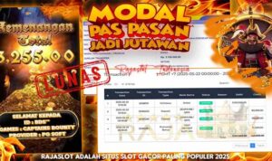 kemenangan captains bounty rajaslot 23 mei 2025