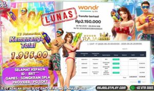 kemenangan songkran splash rajaslot 26 mei 2025
