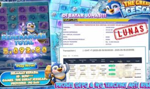kemenangan the great icescape rajaslot 19 mei 2025