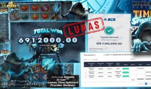 kemenangan member gas 7 juta dari time spinners di rajaslot