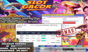 riz meraih kemenangan 1,5 juta dari wild bandito di rajaslot